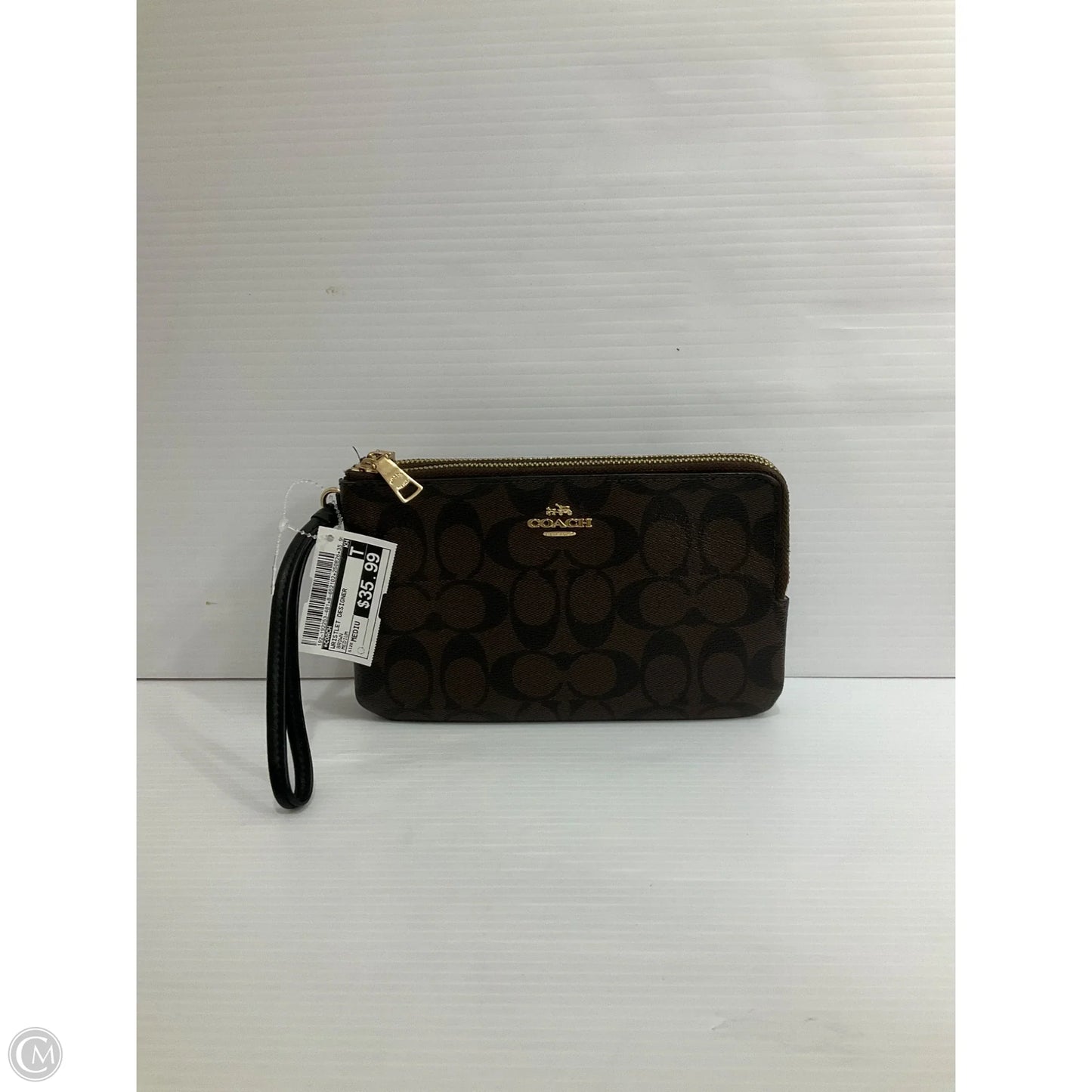 Wristlet Designer By Coach, Size: Medium