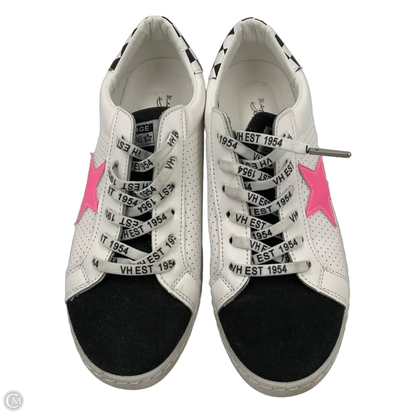 Shoes Sneakers By Vintage Havana In Black & White, Size: 8
