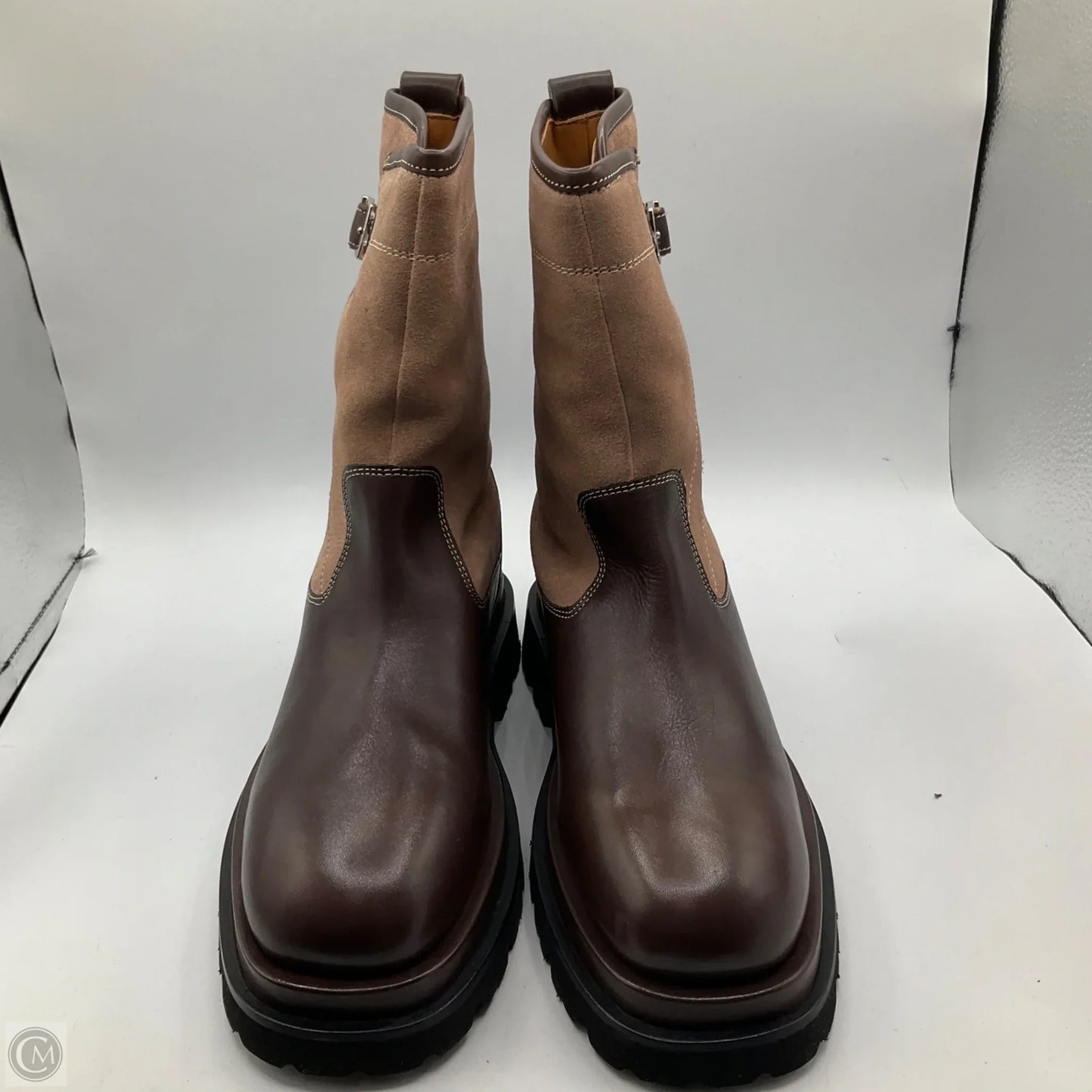 Boots Mid-calf Flats By Free People In Tan, Size: 7.5