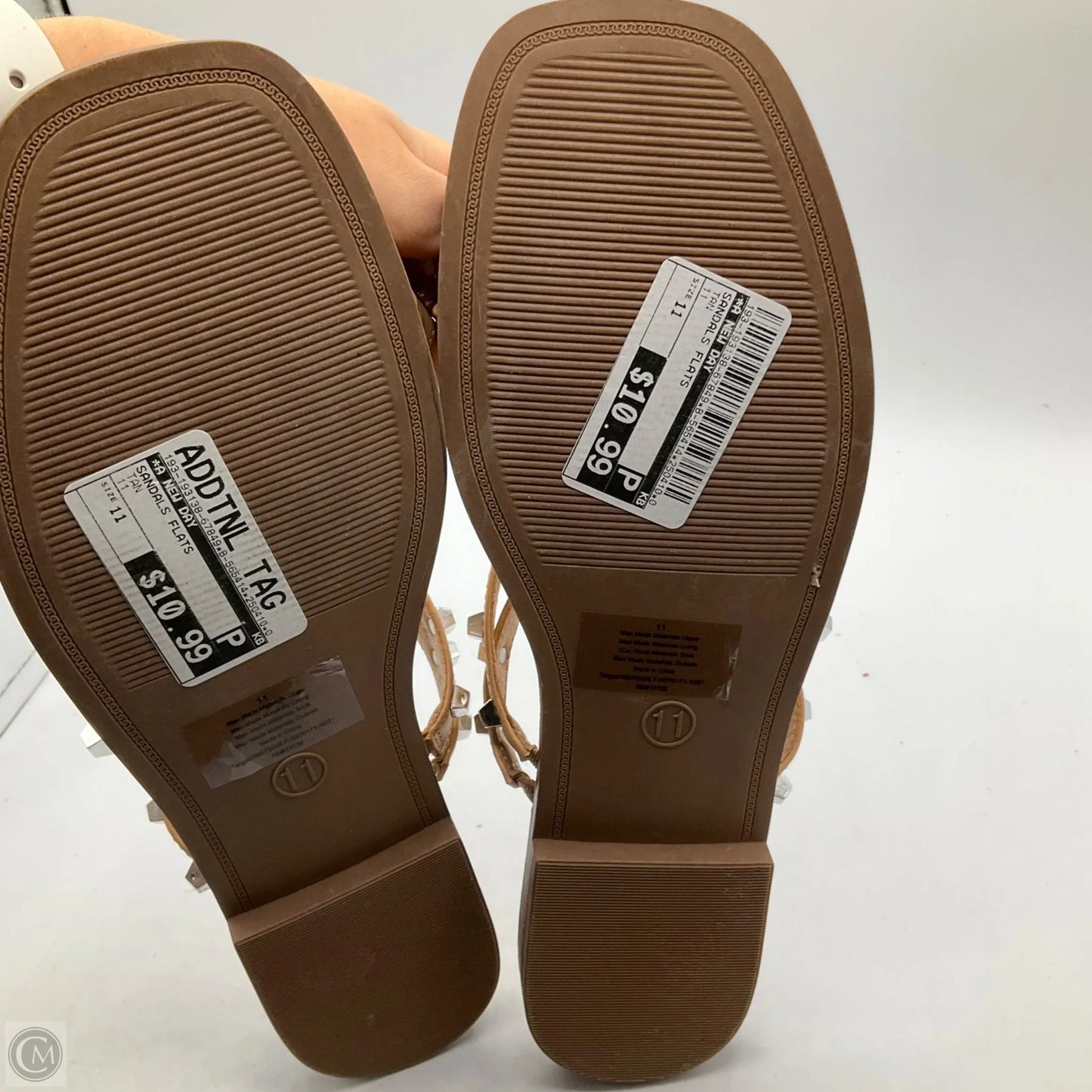 Sandals Flats By A New Day In Tan, Size: 11