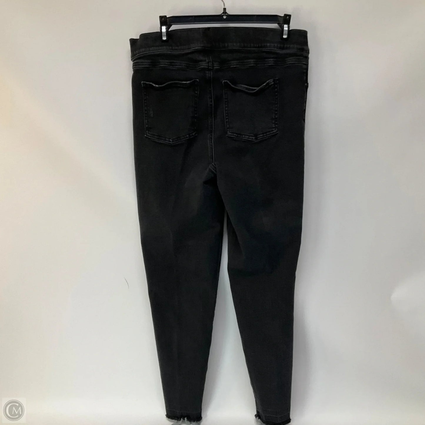 Jeans Skinny By Spanx In Black, Size: Xl