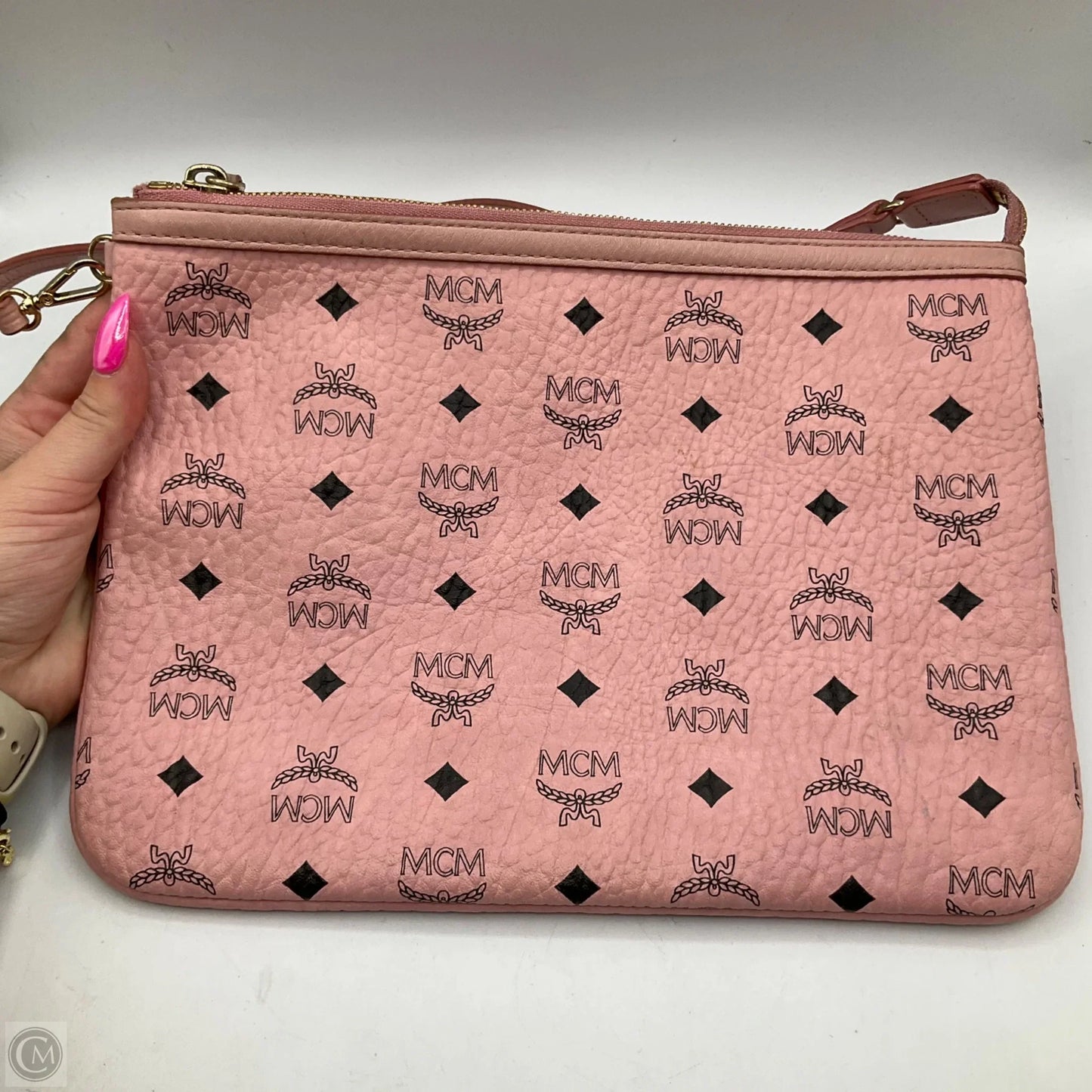 Wristlet Luxury Designer By Mcm, Size: Medium