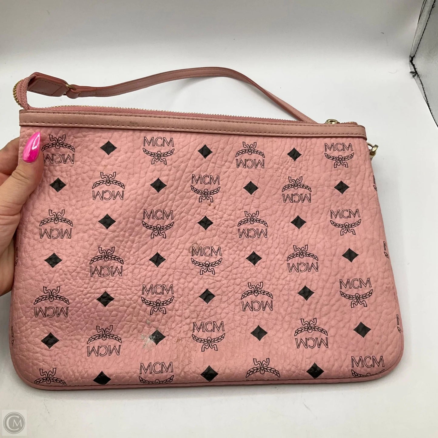 Wristlet Luxury Designer By Mcm, Size: Medium