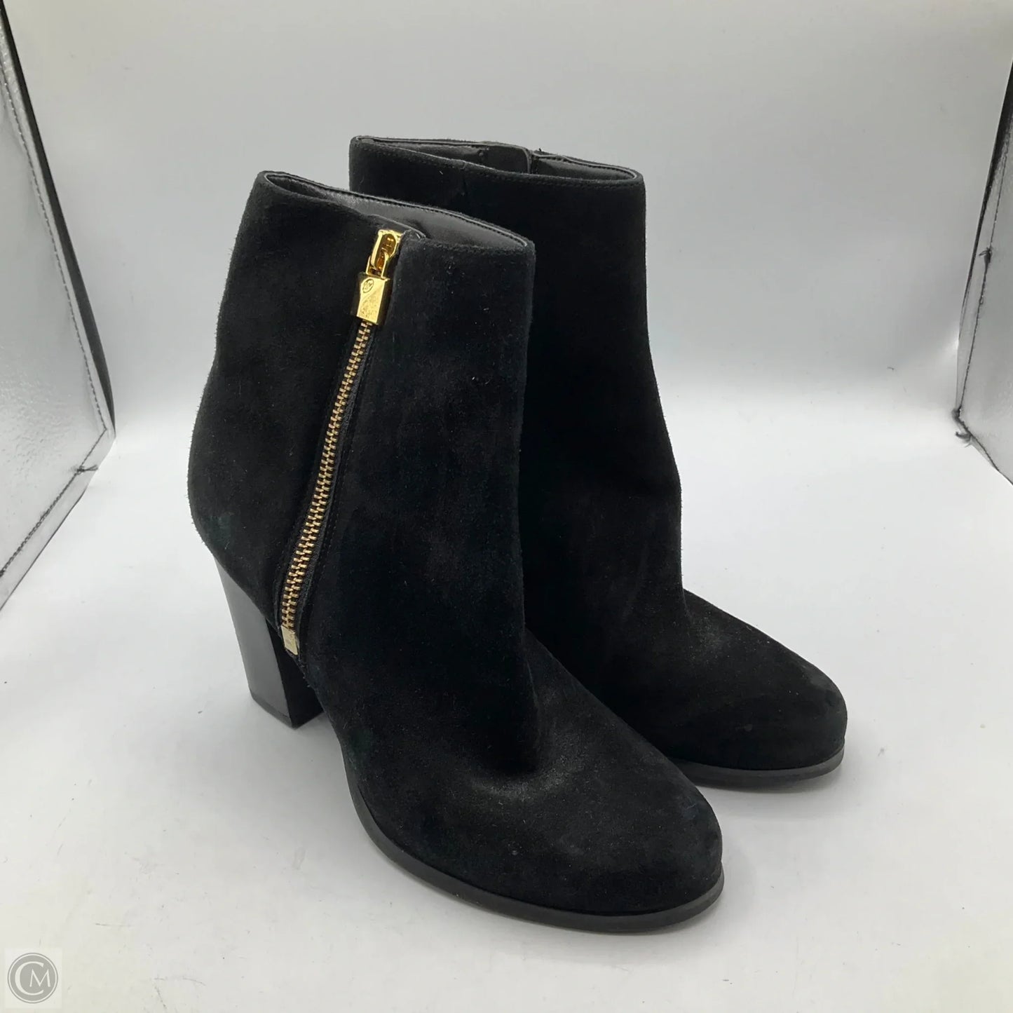 Boots Ankle Heels By Michael By Michael Kors In Black, Size: 6