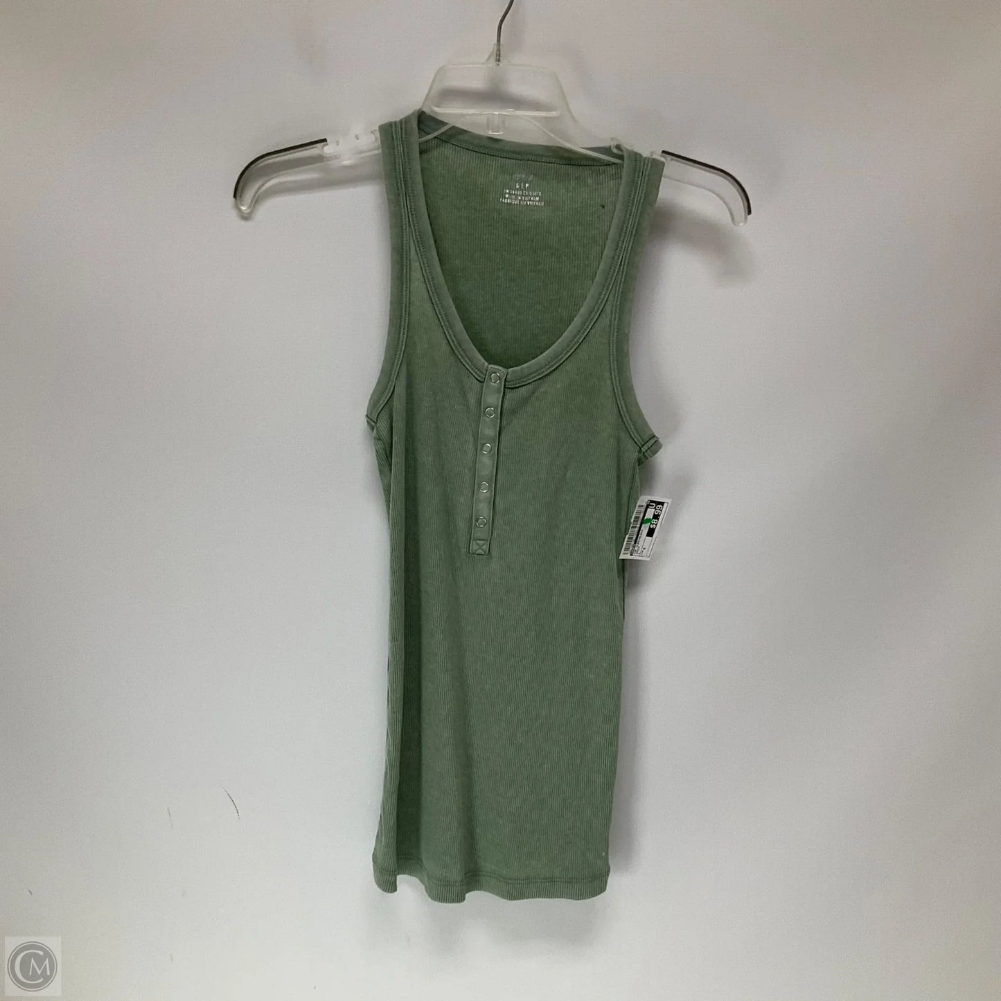 Top Sleeveless By Aerie In Green, Size: S