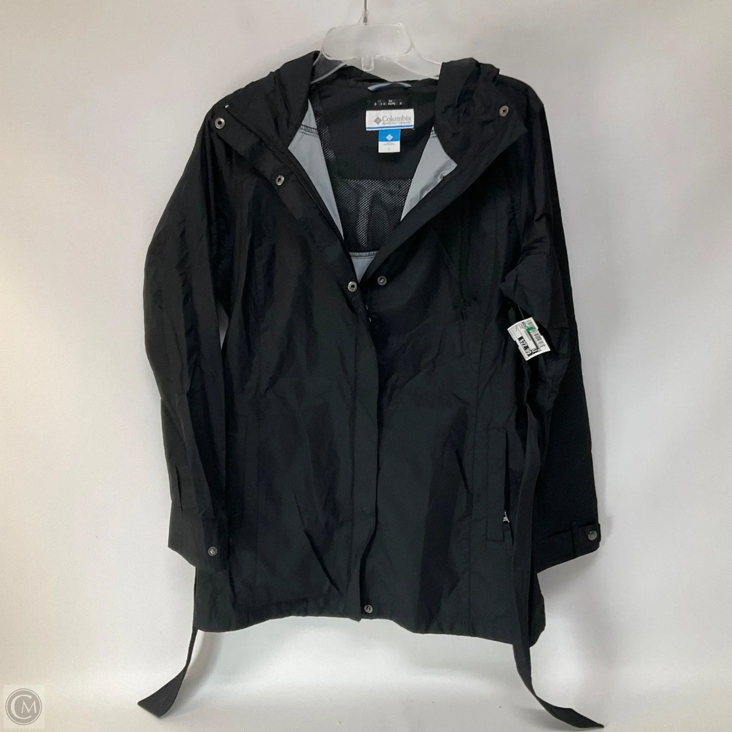 Jacket Windbreaker By Columbia In Black, Size: L