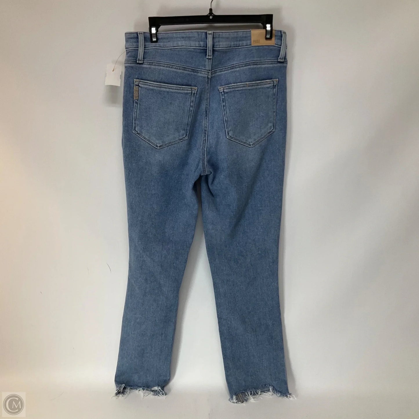 Jeans Straight By Paige In Blue Denim, Size: 10