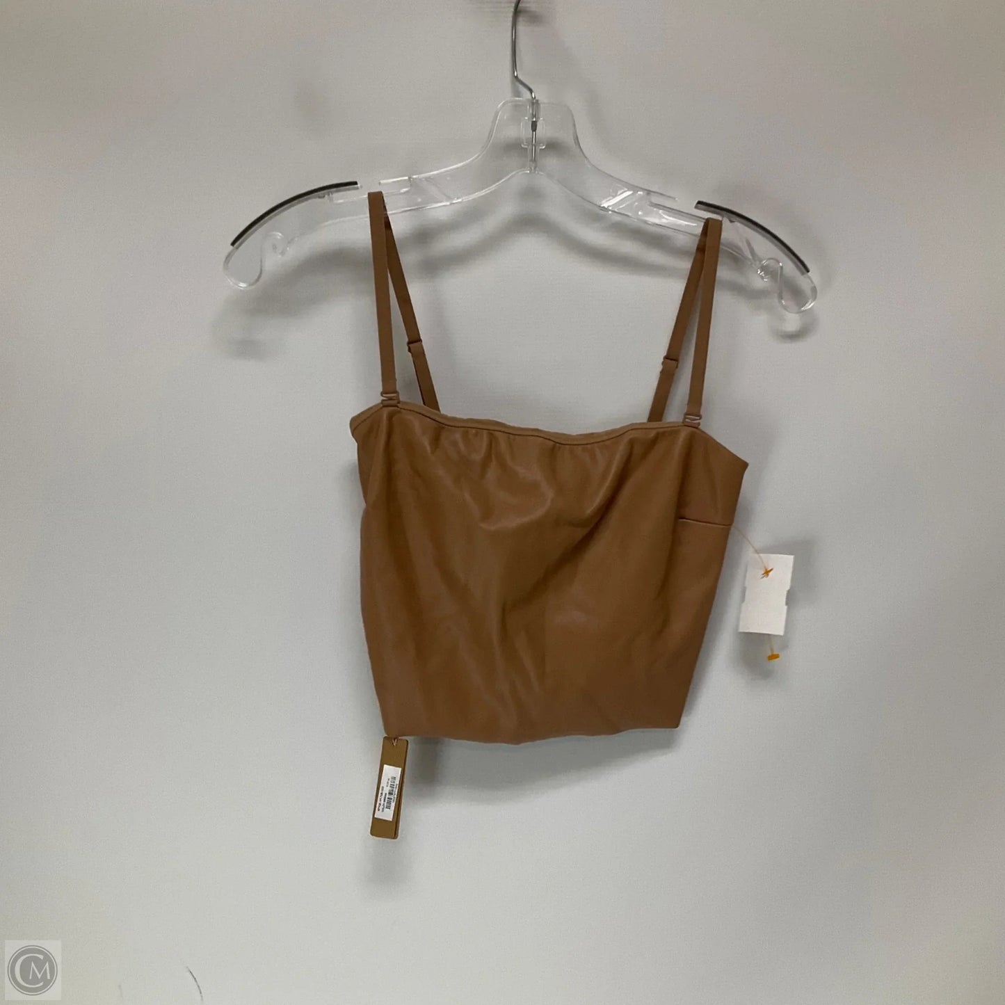 Top Sleeveless By Skims In Tan, Size: M