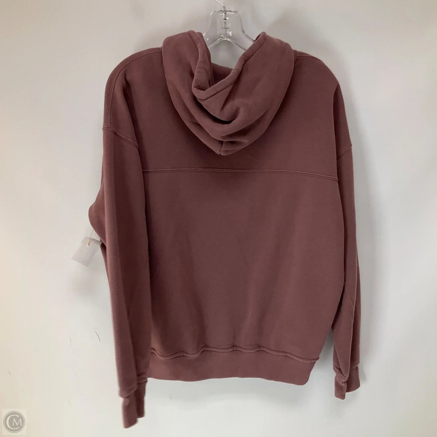 Sweatshirt Hoodie By Abercrombie And Fitch In Mauve, Size: S