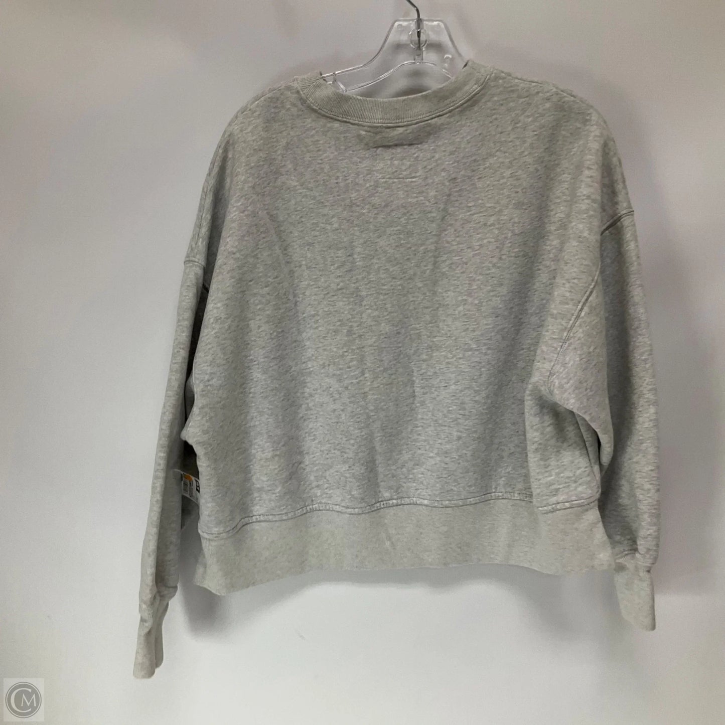 Sweatshirt Crewneck By Abercrombie And Fitch In Grey, Size: S