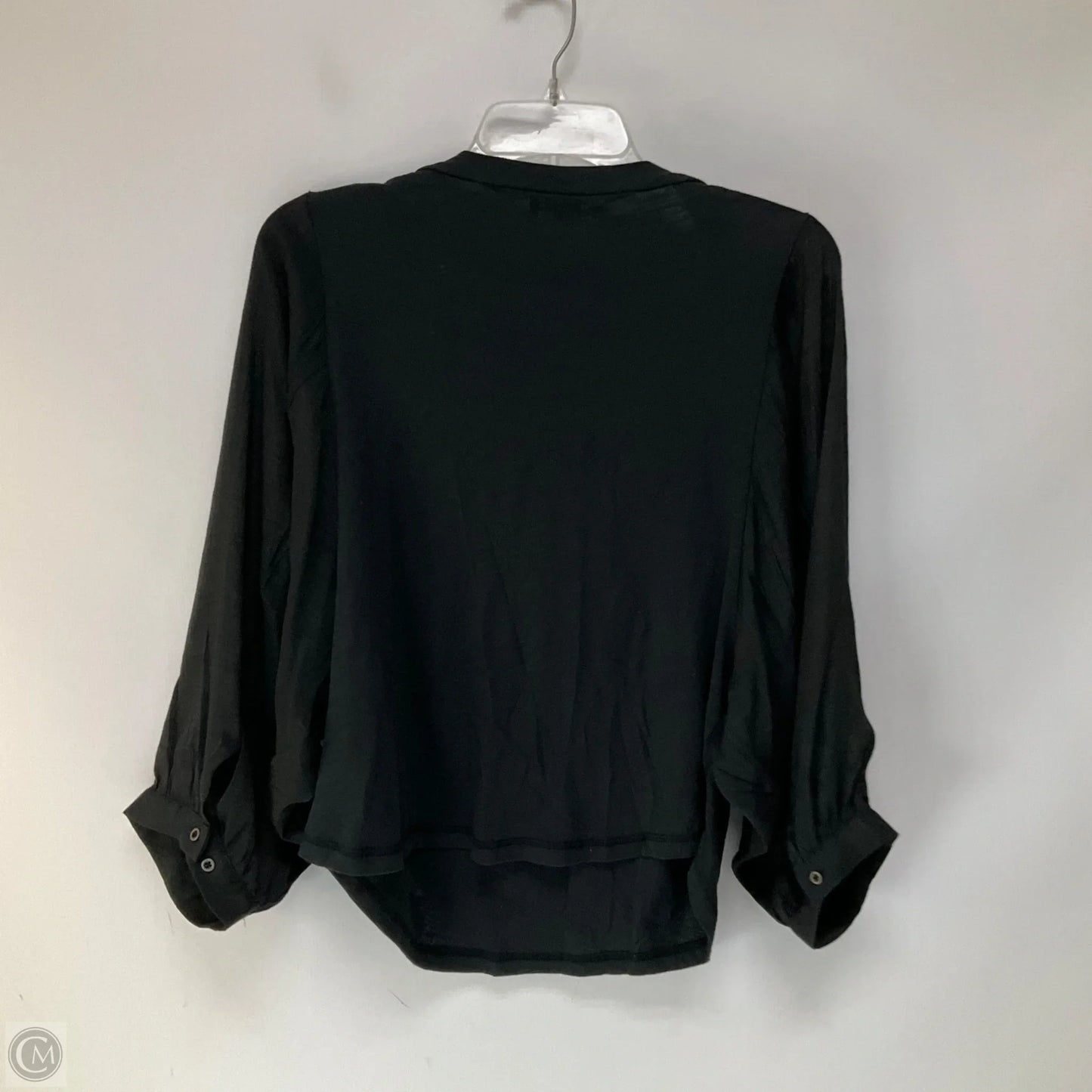 Top Long Sleeve By Anthropologie In Black, Size: M
