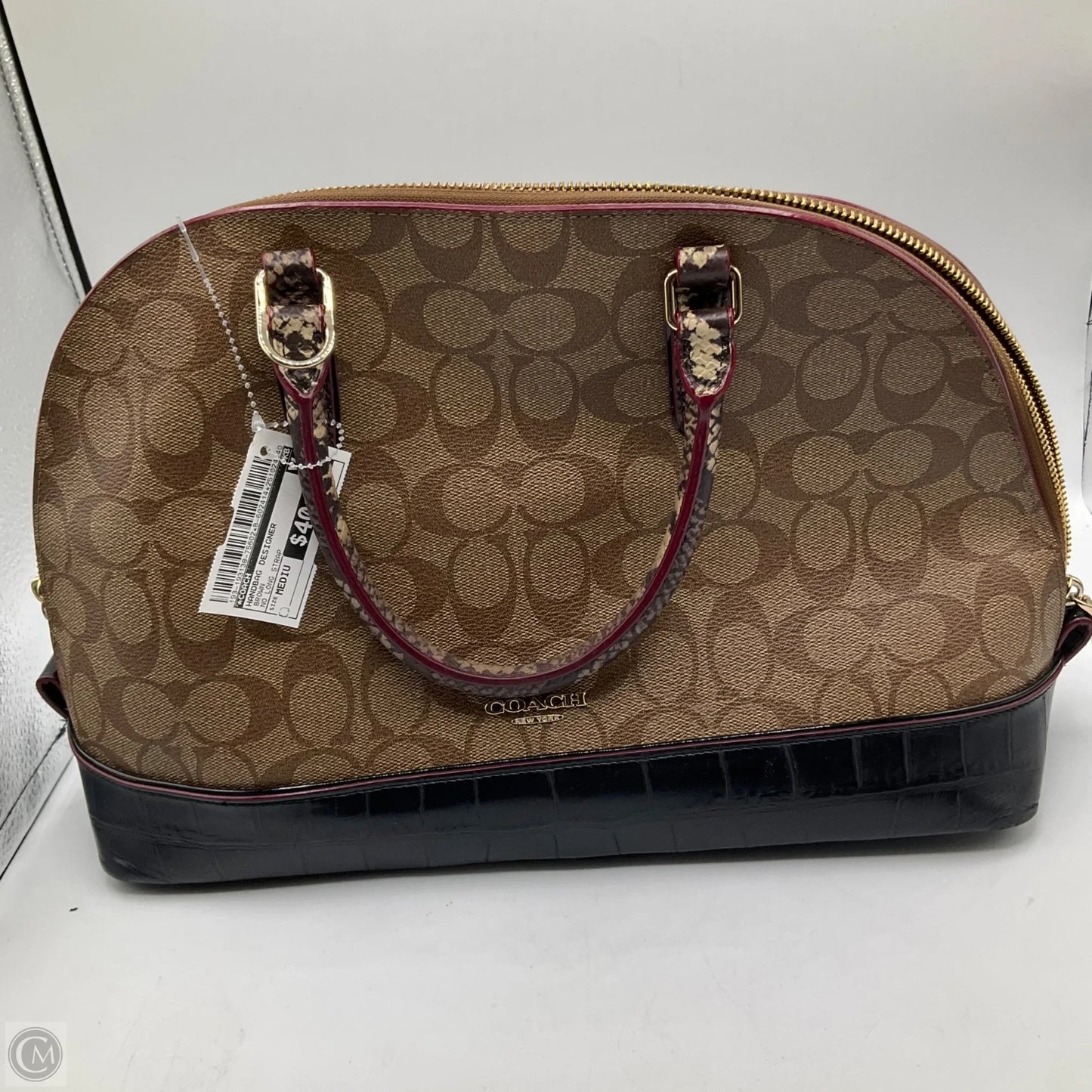 Handbag Designer By Coach, Size: Medium