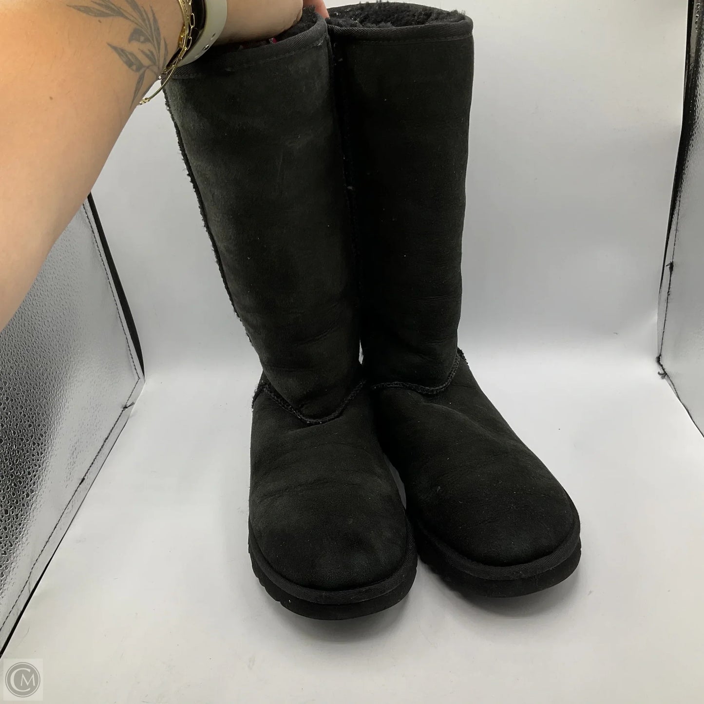 Boots Designer By Ugg In Black, Size: 8