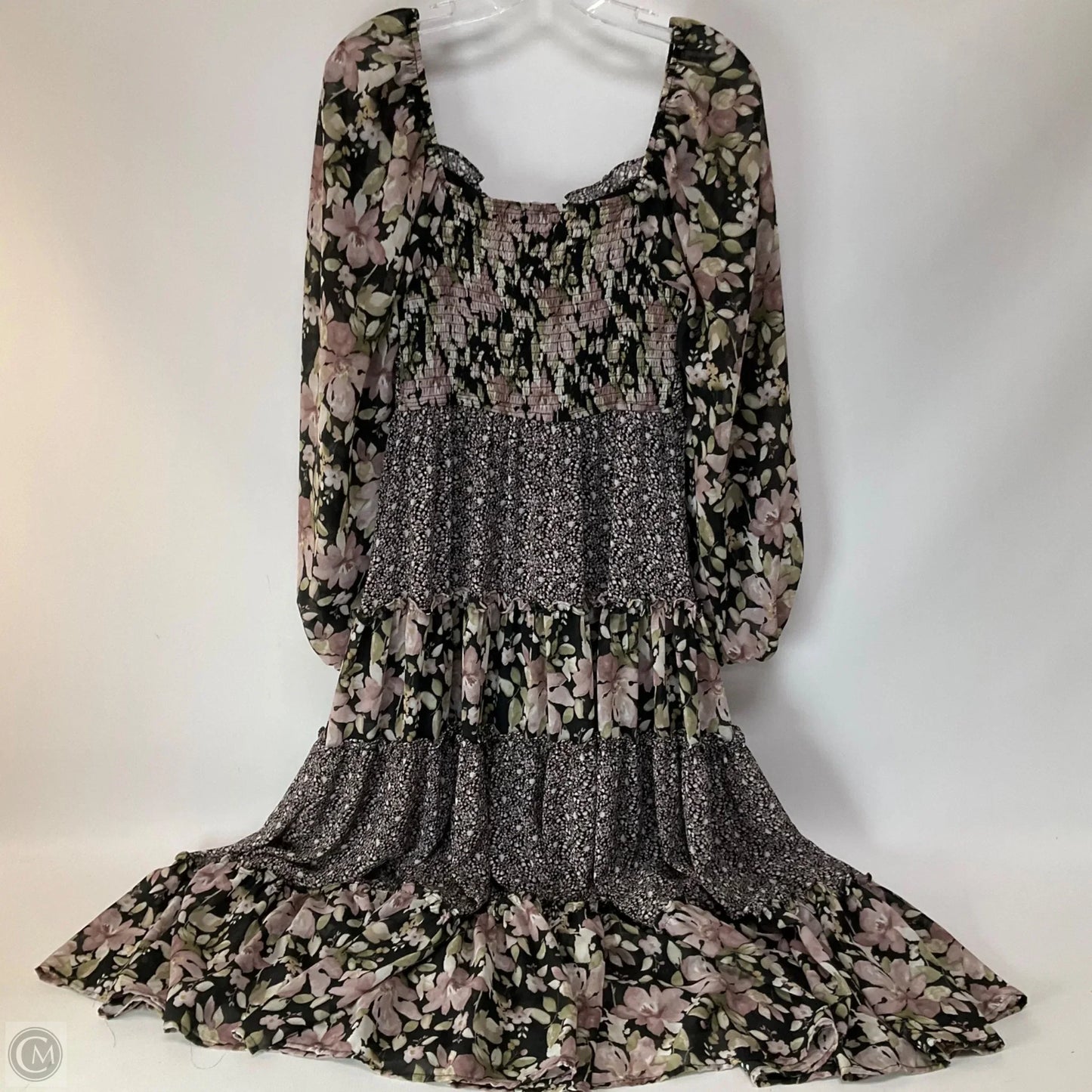Dress Casual Maxi By &merci In Floral Print, Size: S