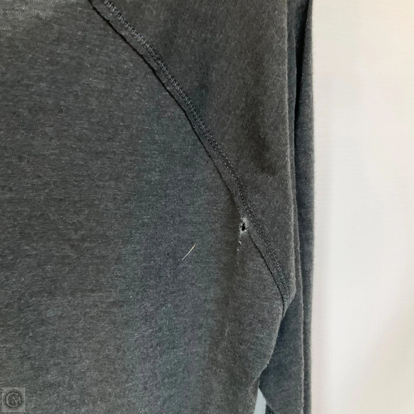 Athletic Top Long Sleeve Crewneck By Clothes Mentor In Black & Orange, Size: S