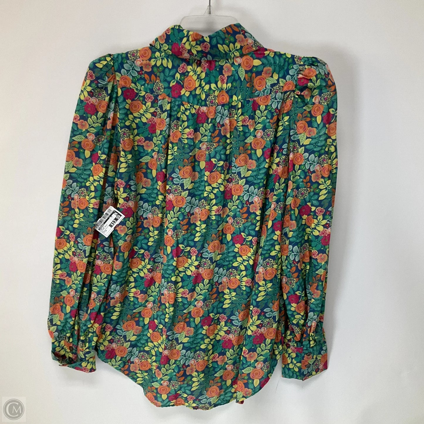 Top Long Sleeve By Sundance In Floral Print, Size: M