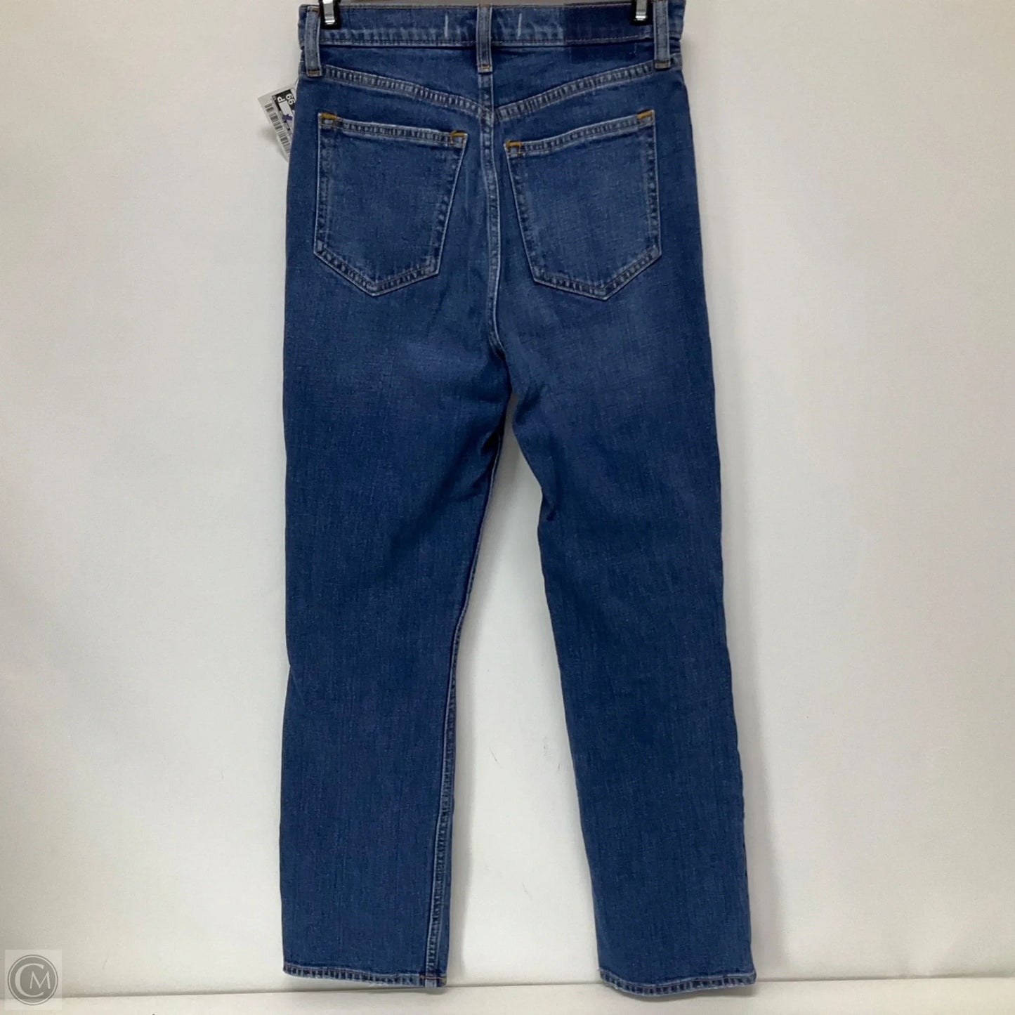 Jeans Straight By Abercrombie And Fitch In Blue Denim, Size: 0