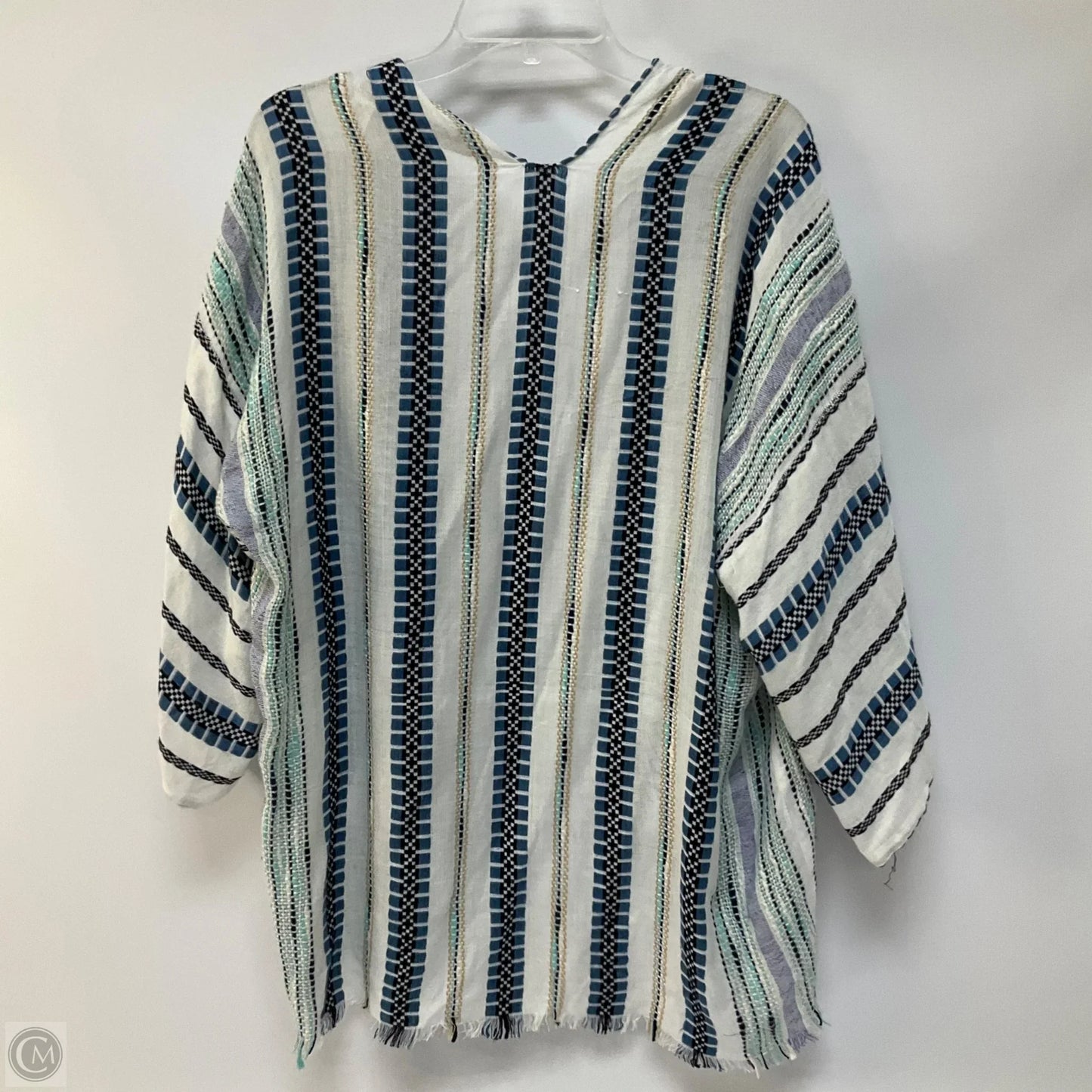 Kimono By Michael Stars In Blue & White, Size: Osfm