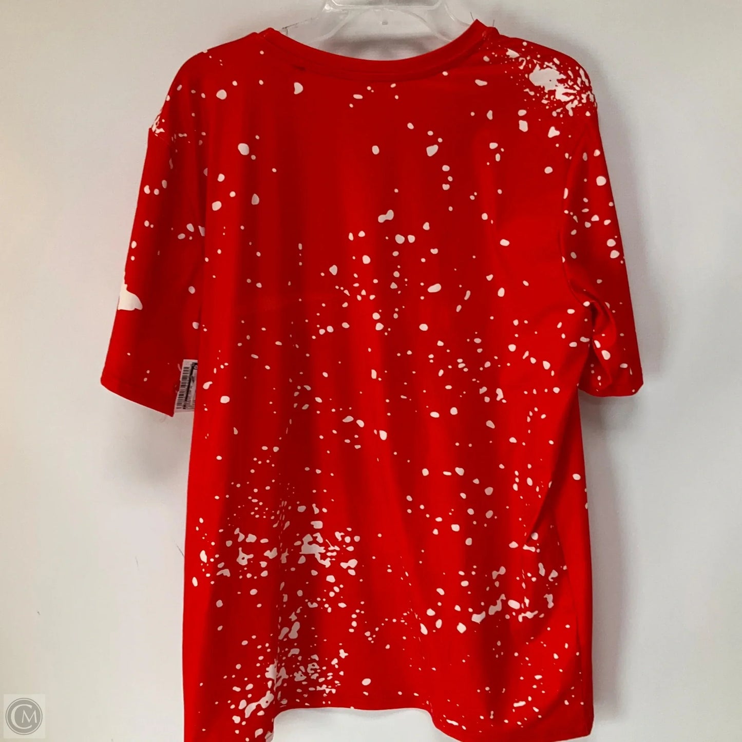 Athletic Top Short Sleeve By Cmf In Orange, Size: 3x