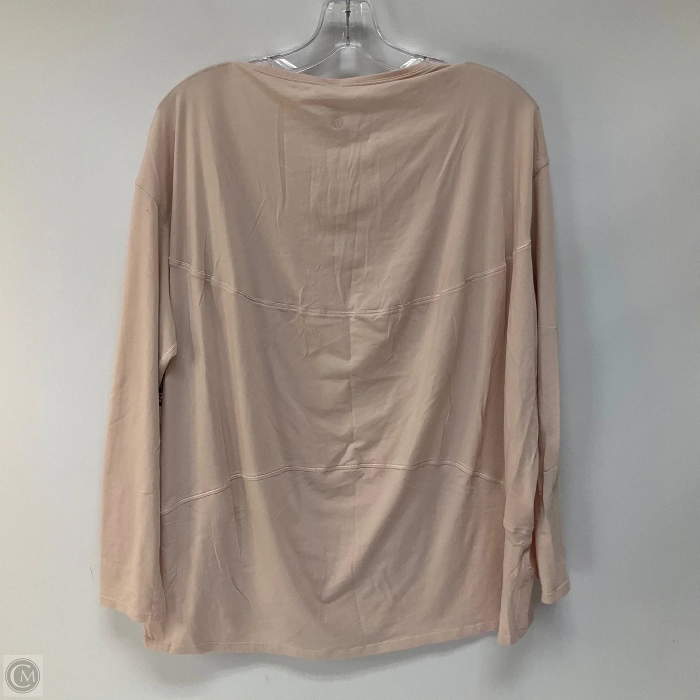 Athletic Top Long Sleeve Crewneck By Lululemon In Pink, Size: 8