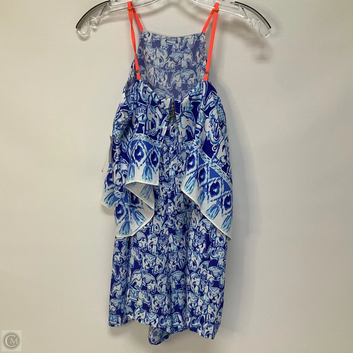 Dress Designer By Lilly Pulitzer In Blue & White, Size: 2