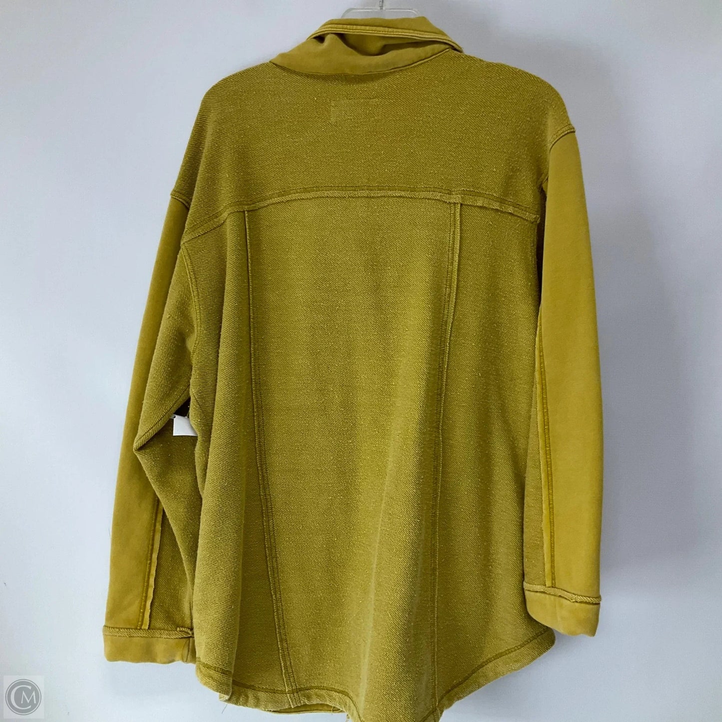 Jacket Shirt By Pilcro In Yellow, Size: Xl