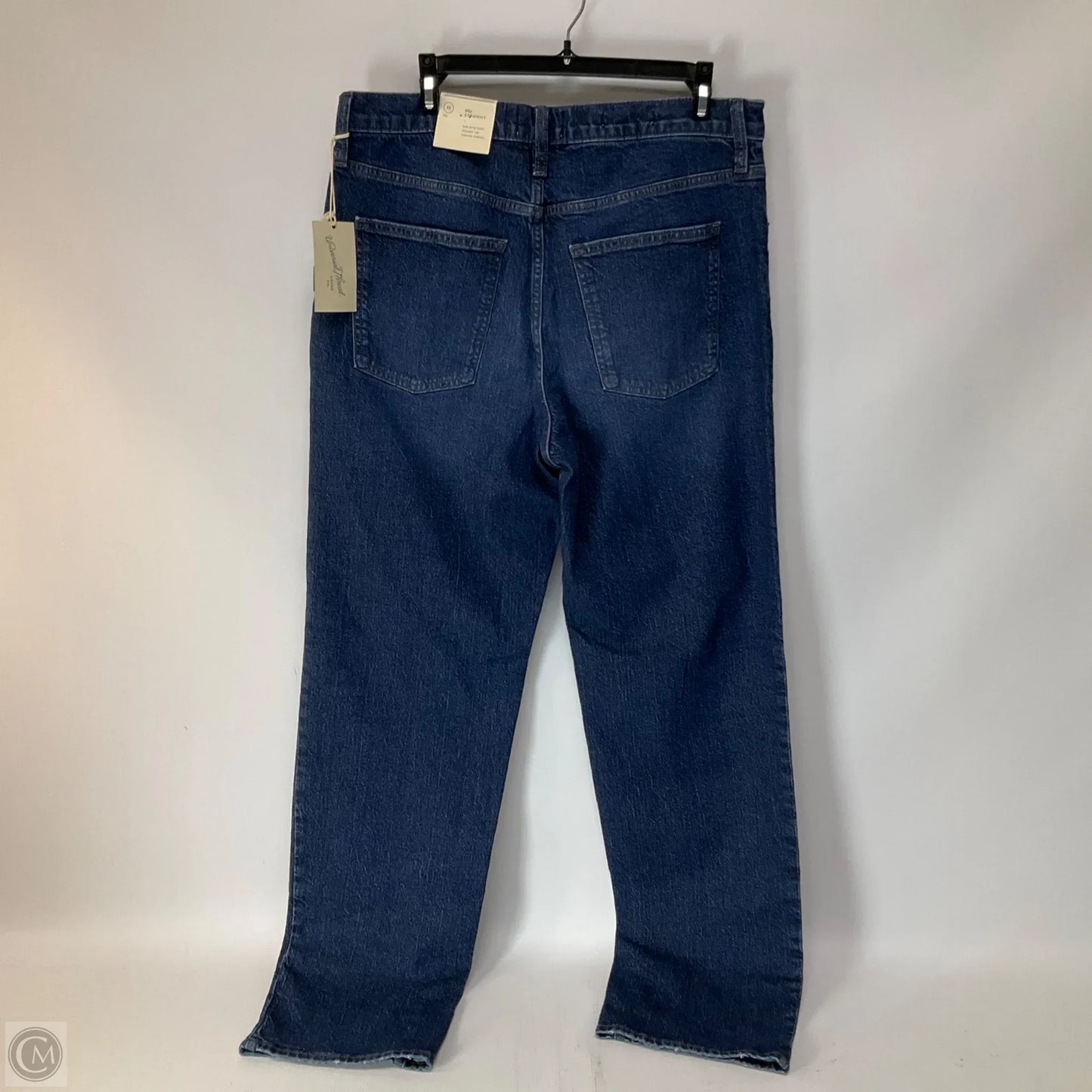 Jeans Straight By Universal Thread In Blue Denim, Size: 12