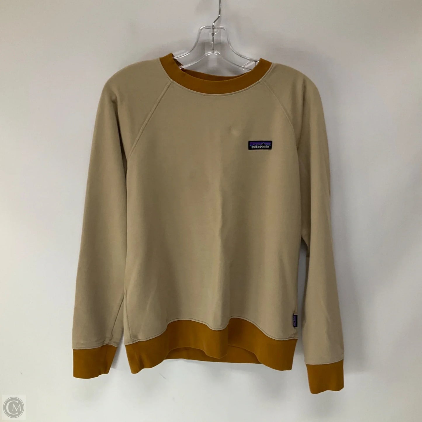 Sweatshirt Crewneck By Patagonia In Tan, Size: S
