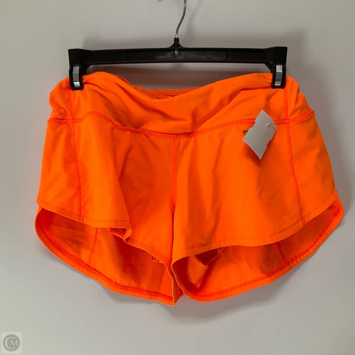 Athletic Shorts By Lululemon In Orange, Size: 6
