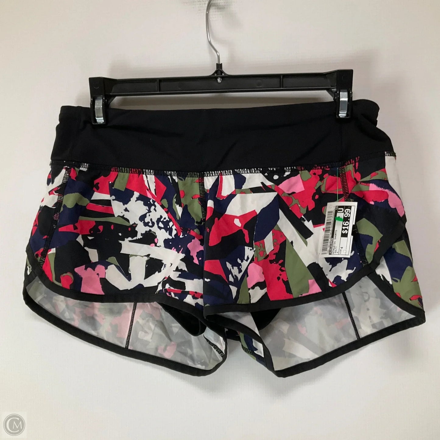 Athletic Shorts By Lululemon In Multi-colored, Size: 4
