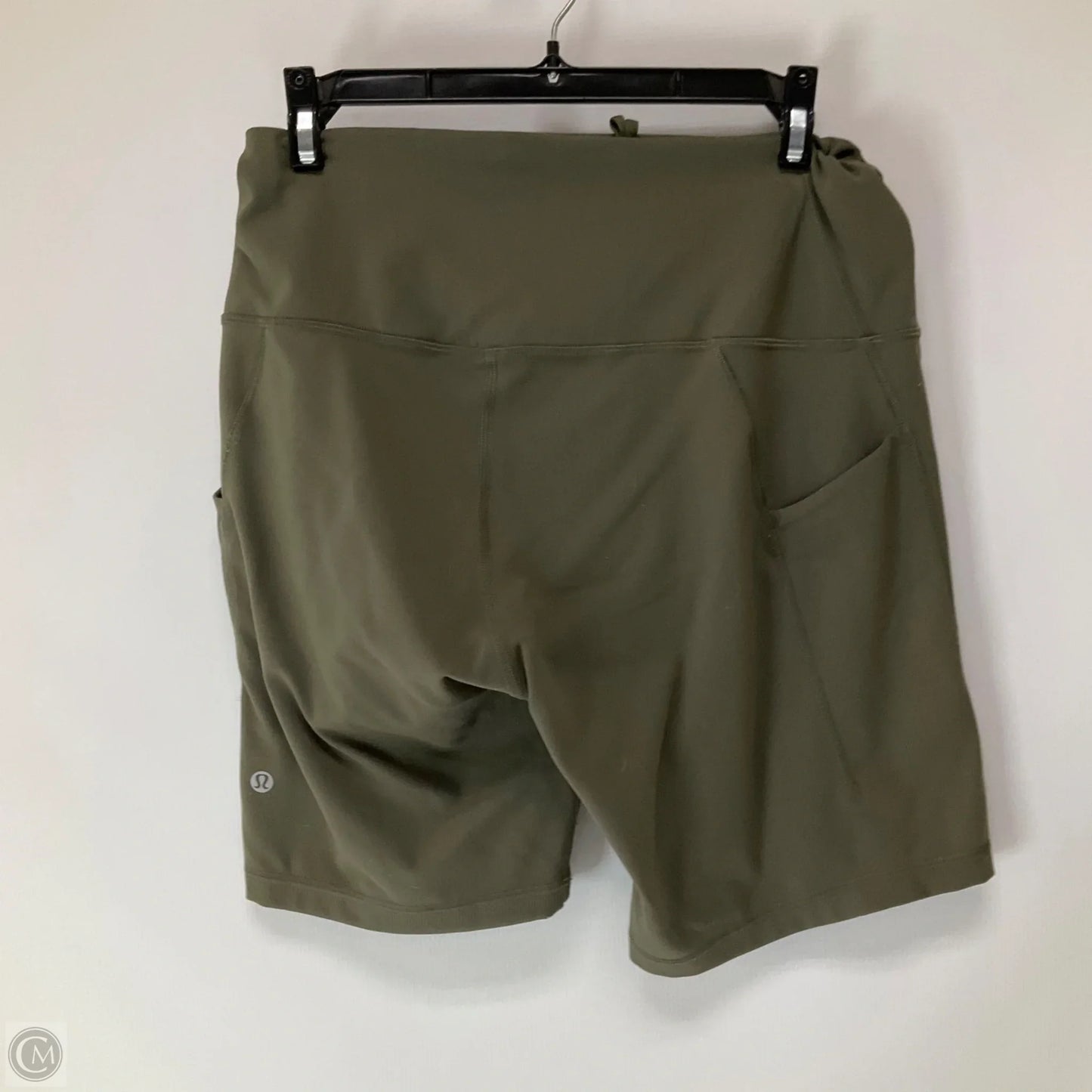 Athletic Shorts By Lululemon In Green, Size: 14