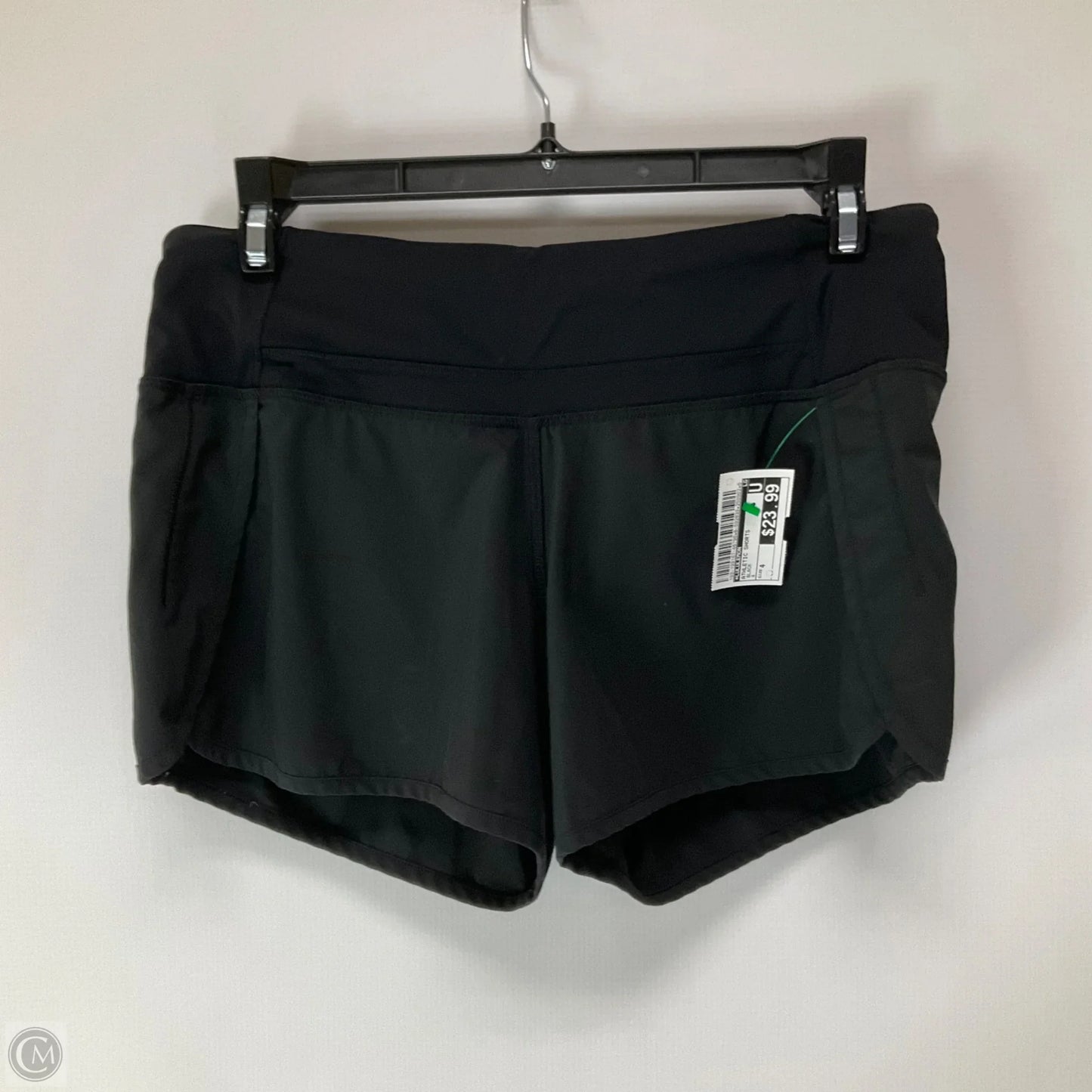Athletic Shorts By Lululemon In Black, Size: 4