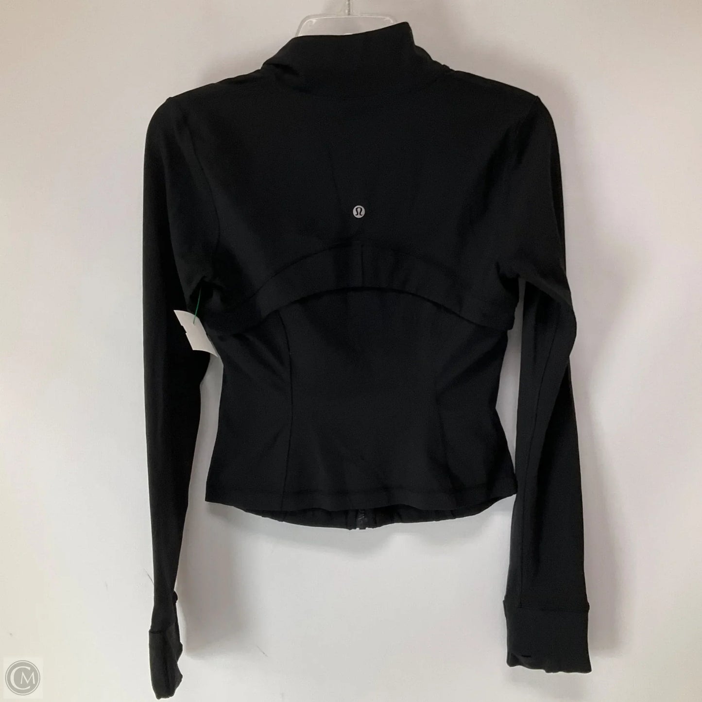 Athletic Jacket By Lululemon In Black, Size: 8