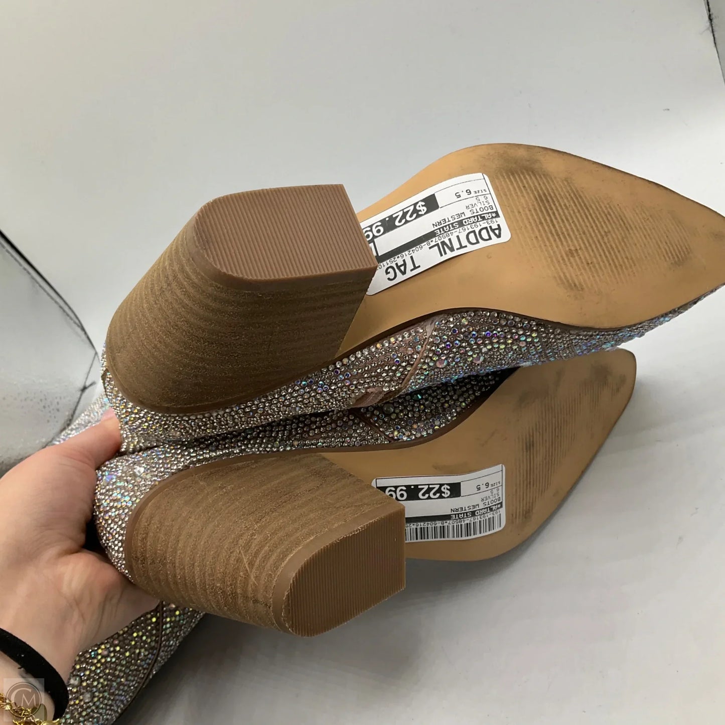 Boots Western By Altard State In Silver, Size: 6.5