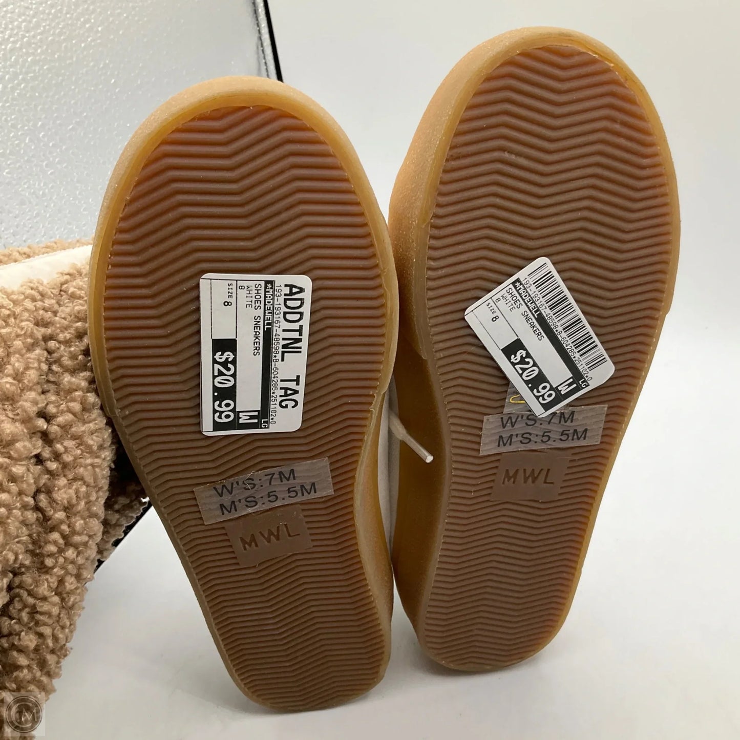 Shoes Sneakers By Madewell In White, Size: 8