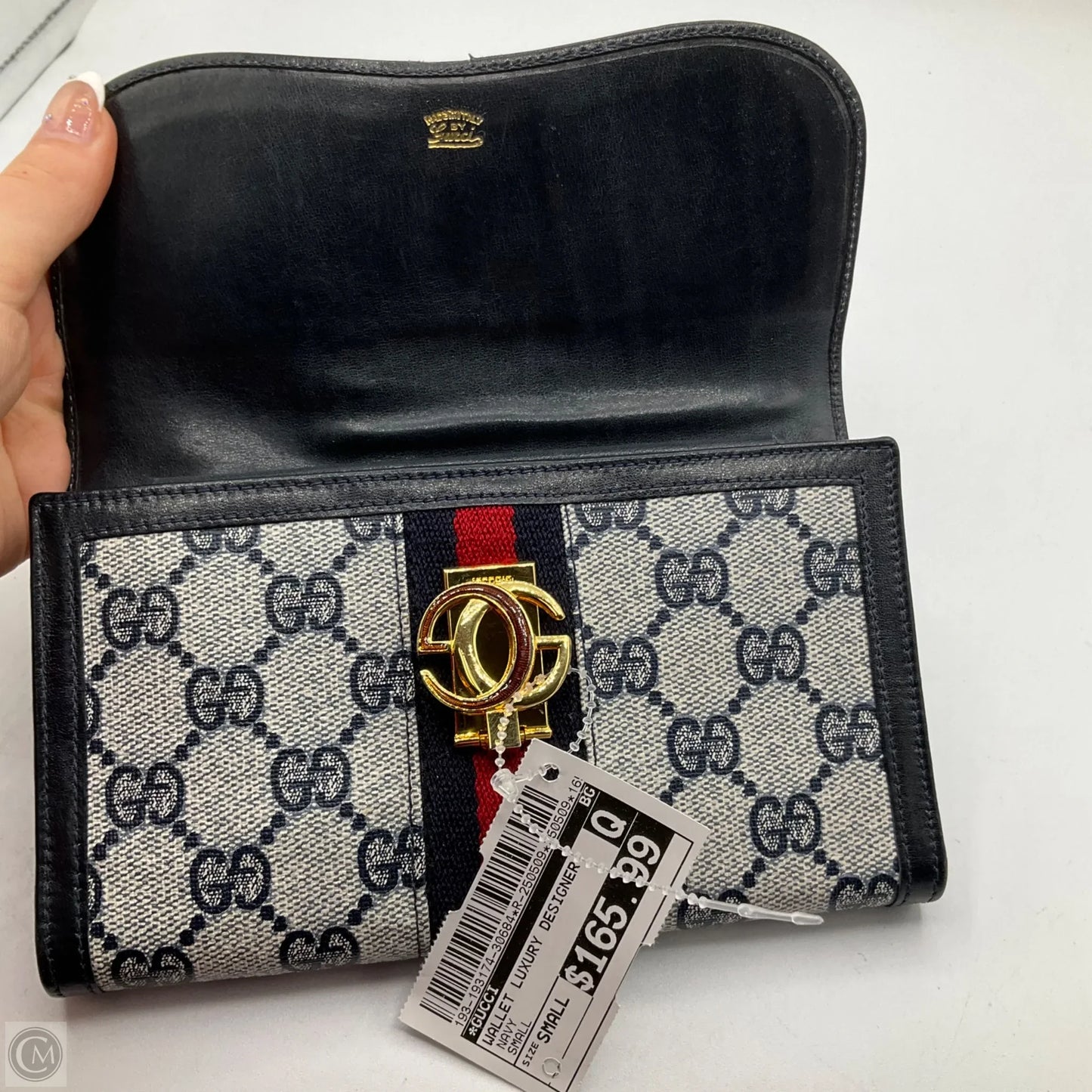 Wallet Luxury Designer By Gucci, Size: Small