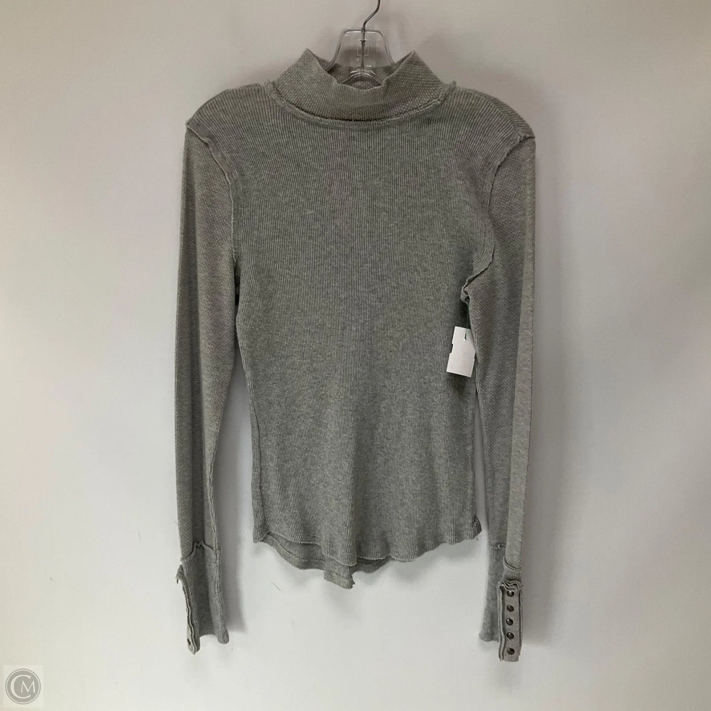 Top Long Sleeve By We The Free In Grey, Size: L