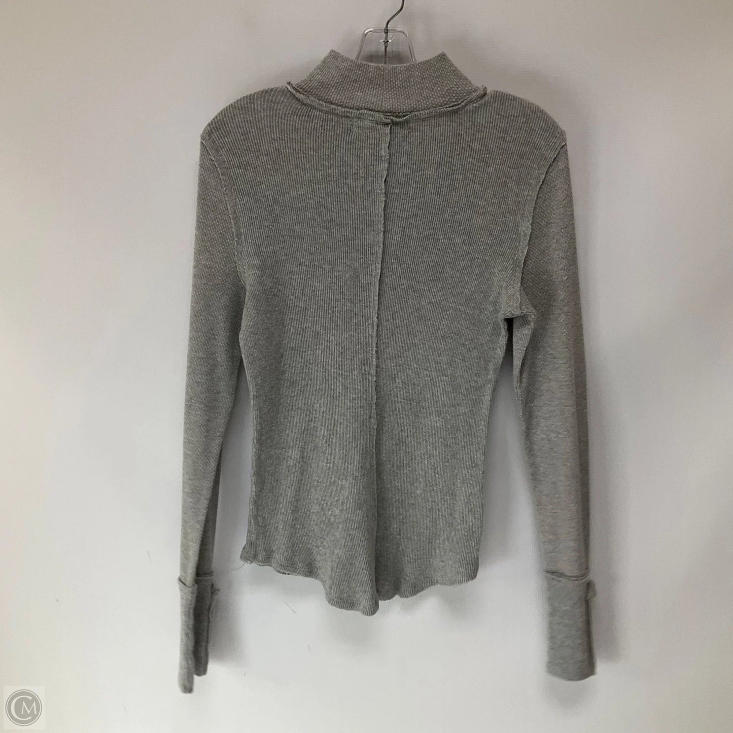 Top Long Sleeve By We The Free In Grey, Size: L