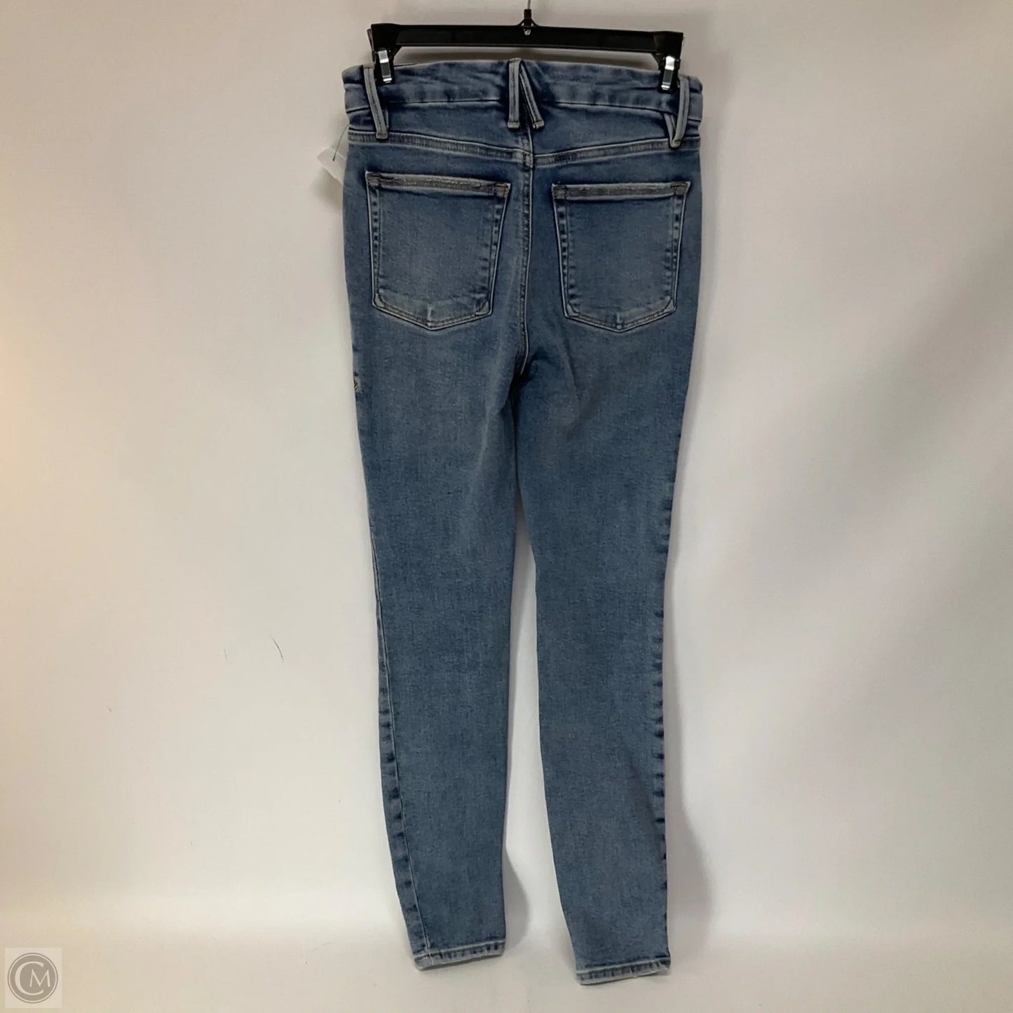 Jeans Skinny By Good American In Blue Denim, Size: 0
