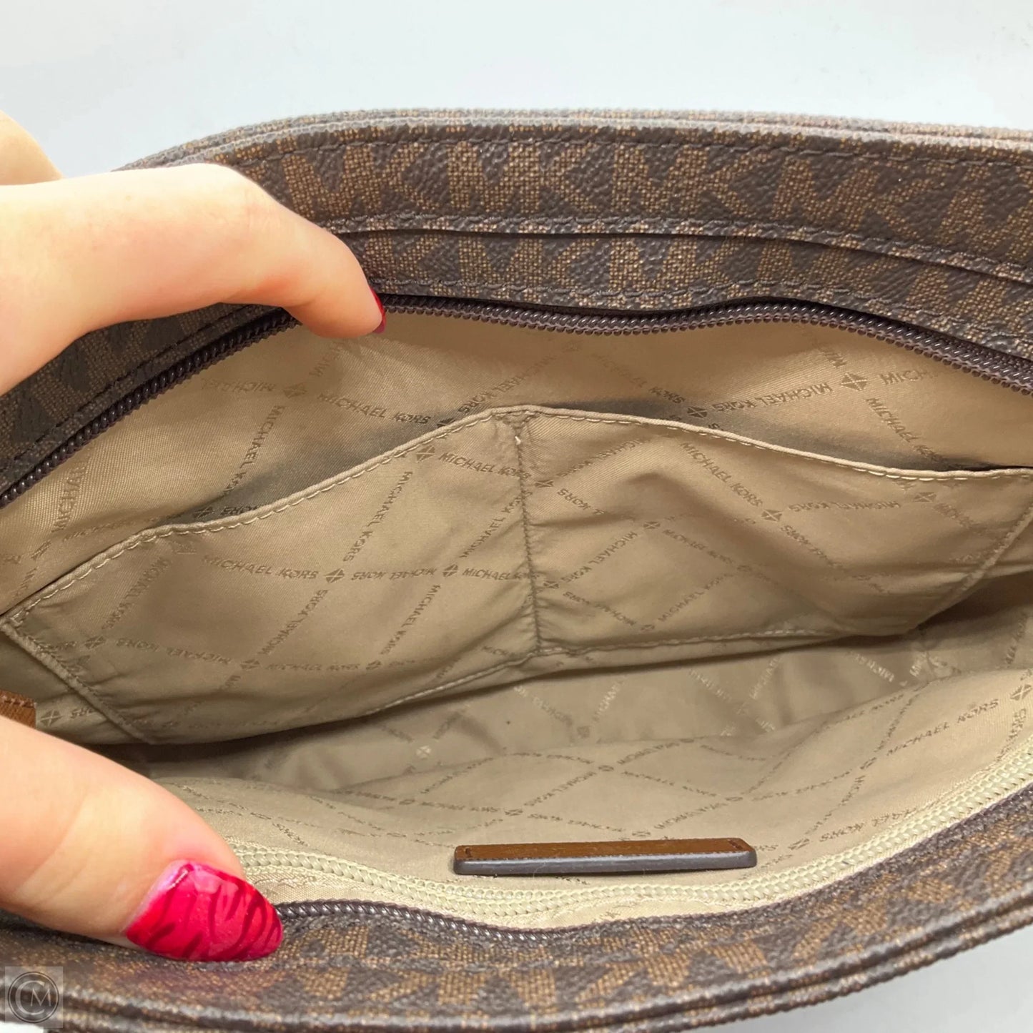 Handbag Designer By Michael Kors, Size: Medium