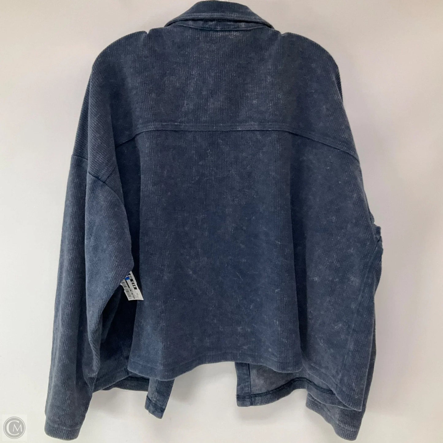 Jacket Shirt By Time And Tru In Blue, Size: Xxl