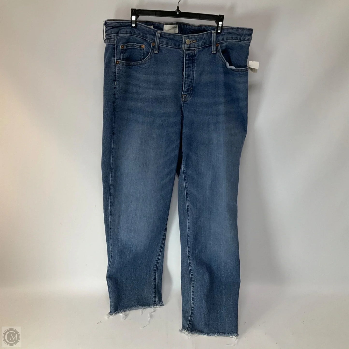 Jeans Straight By Universal Thread In Blue Denim, Size: 16