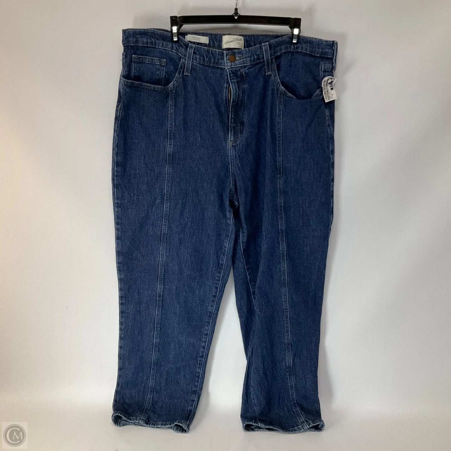 Jeans Straight By Universal Thread In Blue Denim, Size: 18