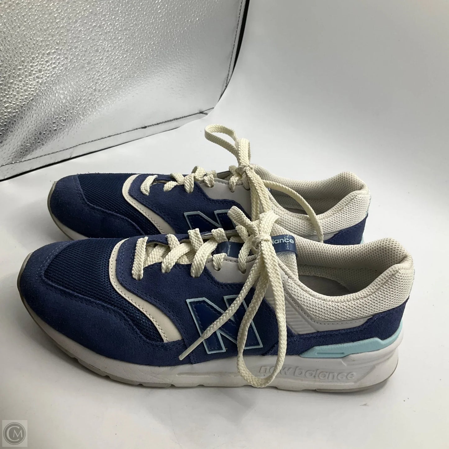 Shoes Athletic By New Balance In Blue & White, Size: 8