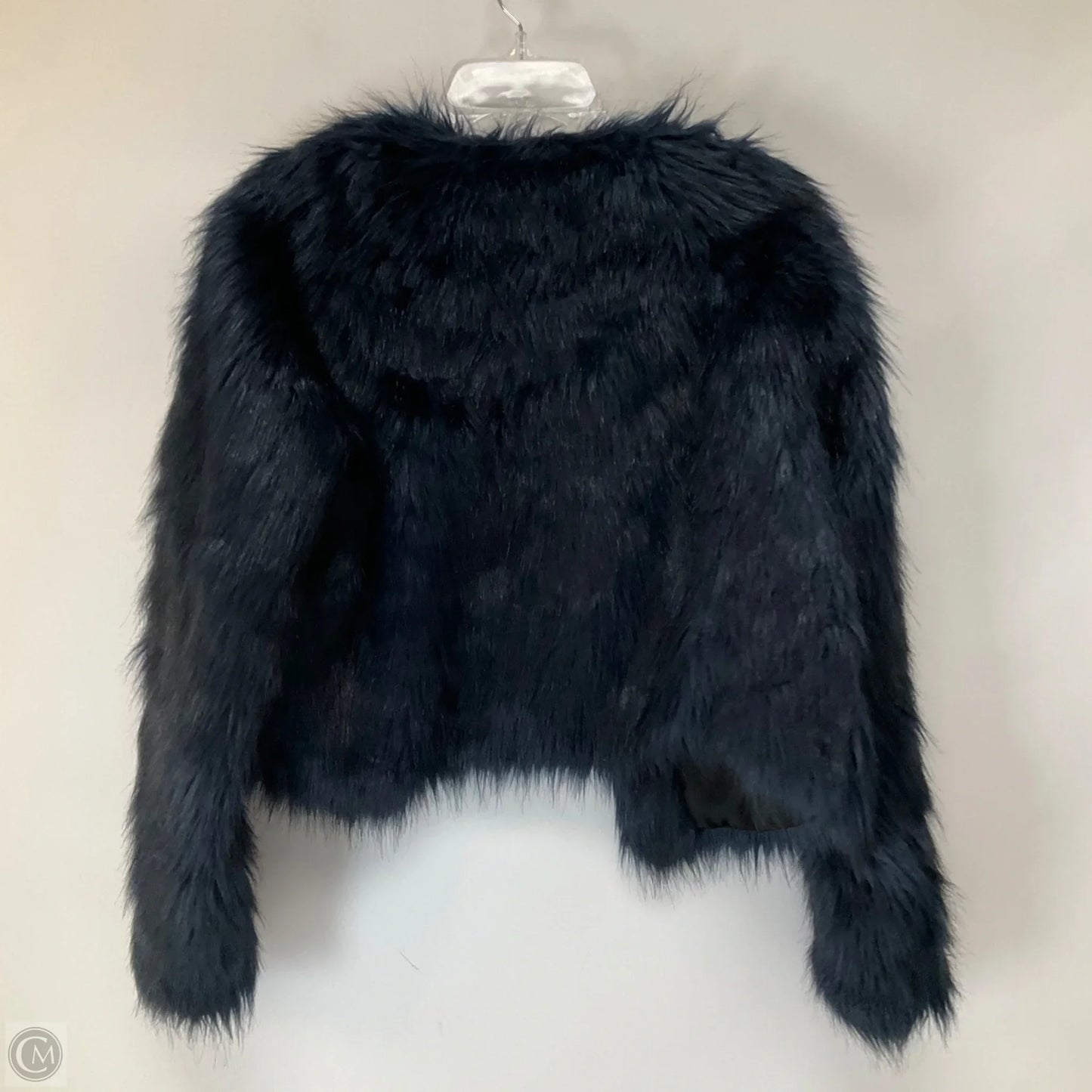 Jacket Faux Fur & Sherpa By Free People In Blue, Size: S