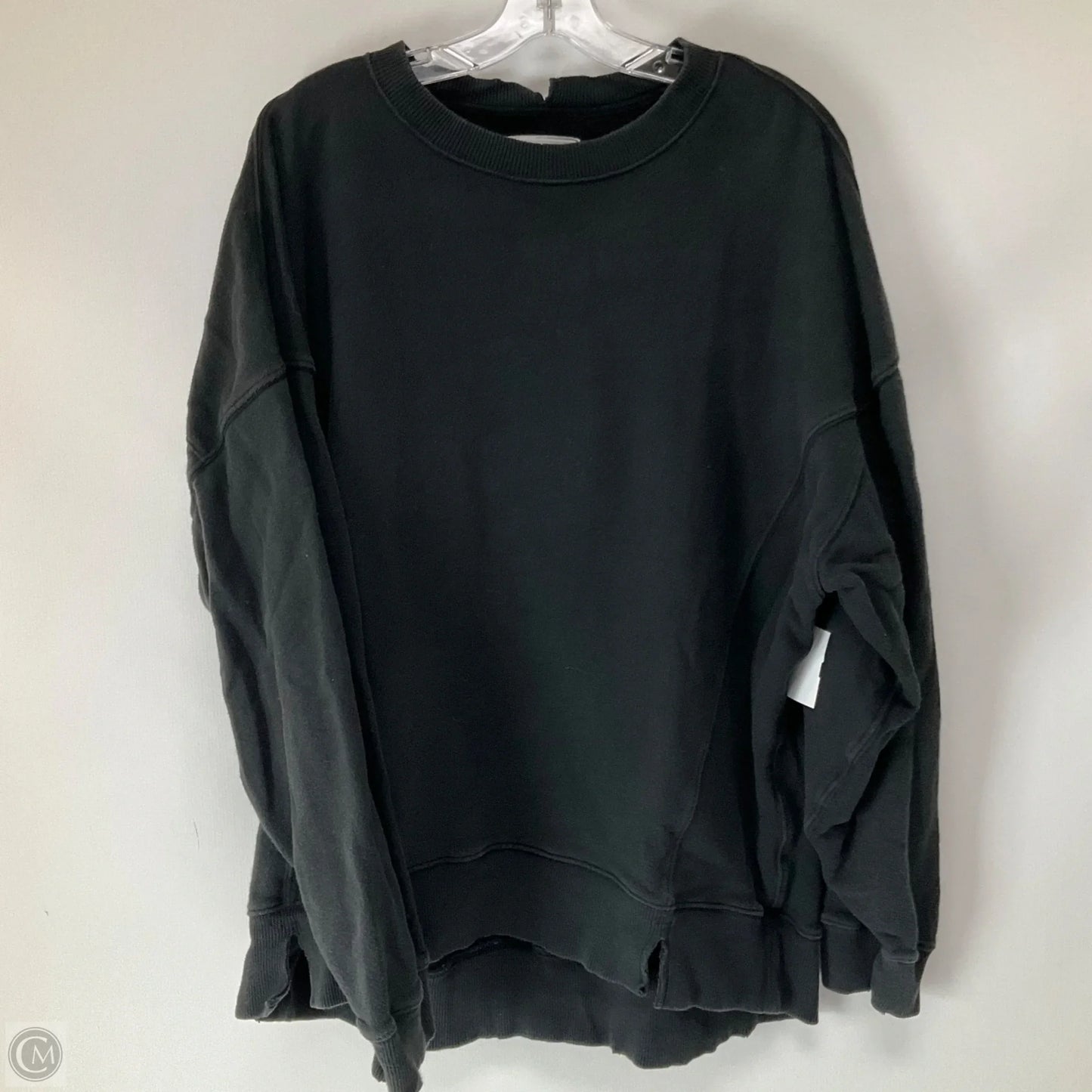 Sweatshirt Crewneck By Aerie In Black, Size: M