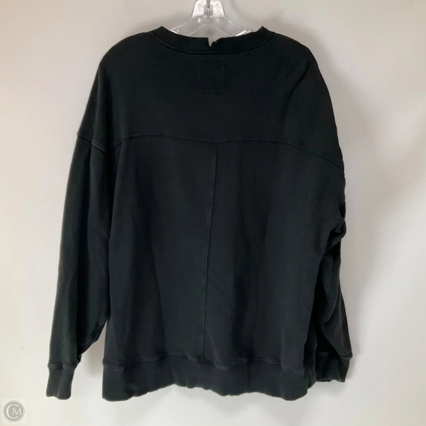 Sweatshirt Crewneck By Aerie In Black, Size: M