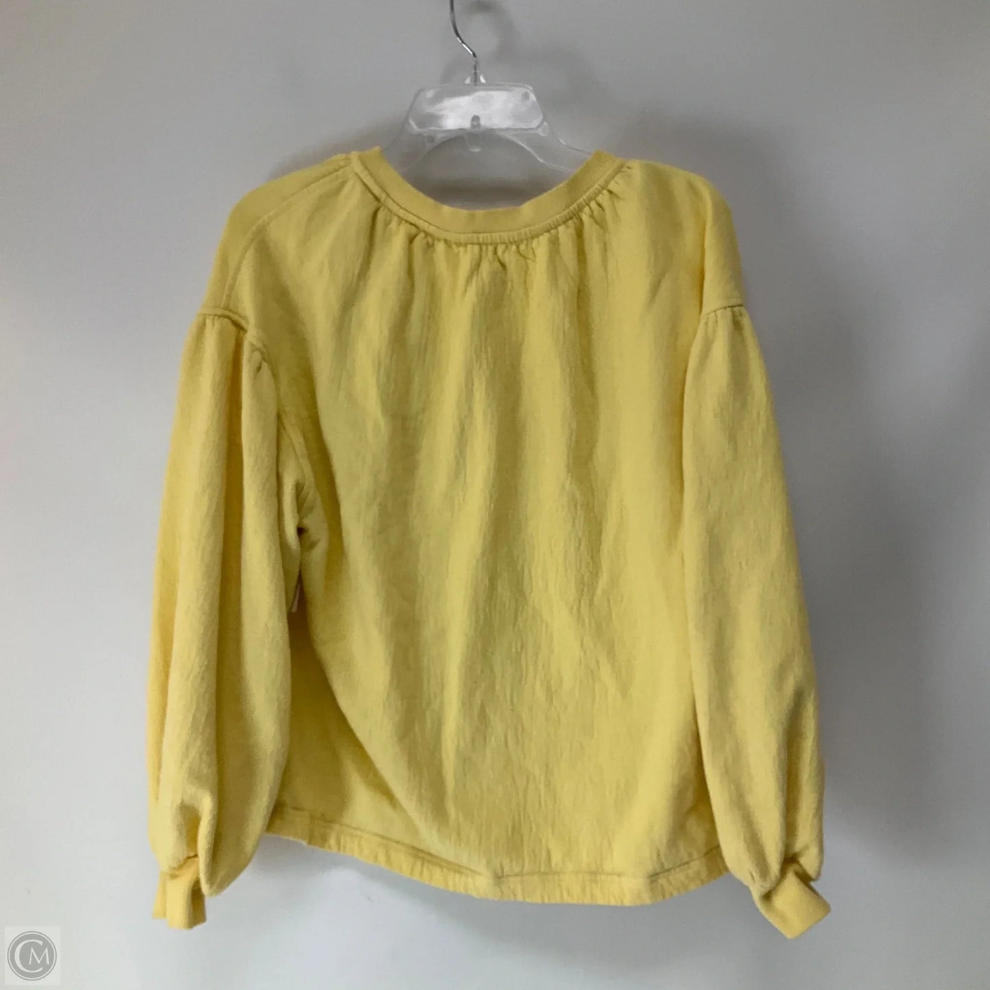 Sweatshirt Crewneck By Aerie In Yellow, Size: Xs