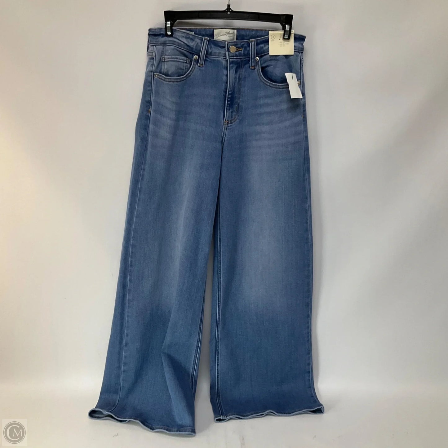 Jeans Wide Leg By Universal Thread In Blue Denim, Size: 8p