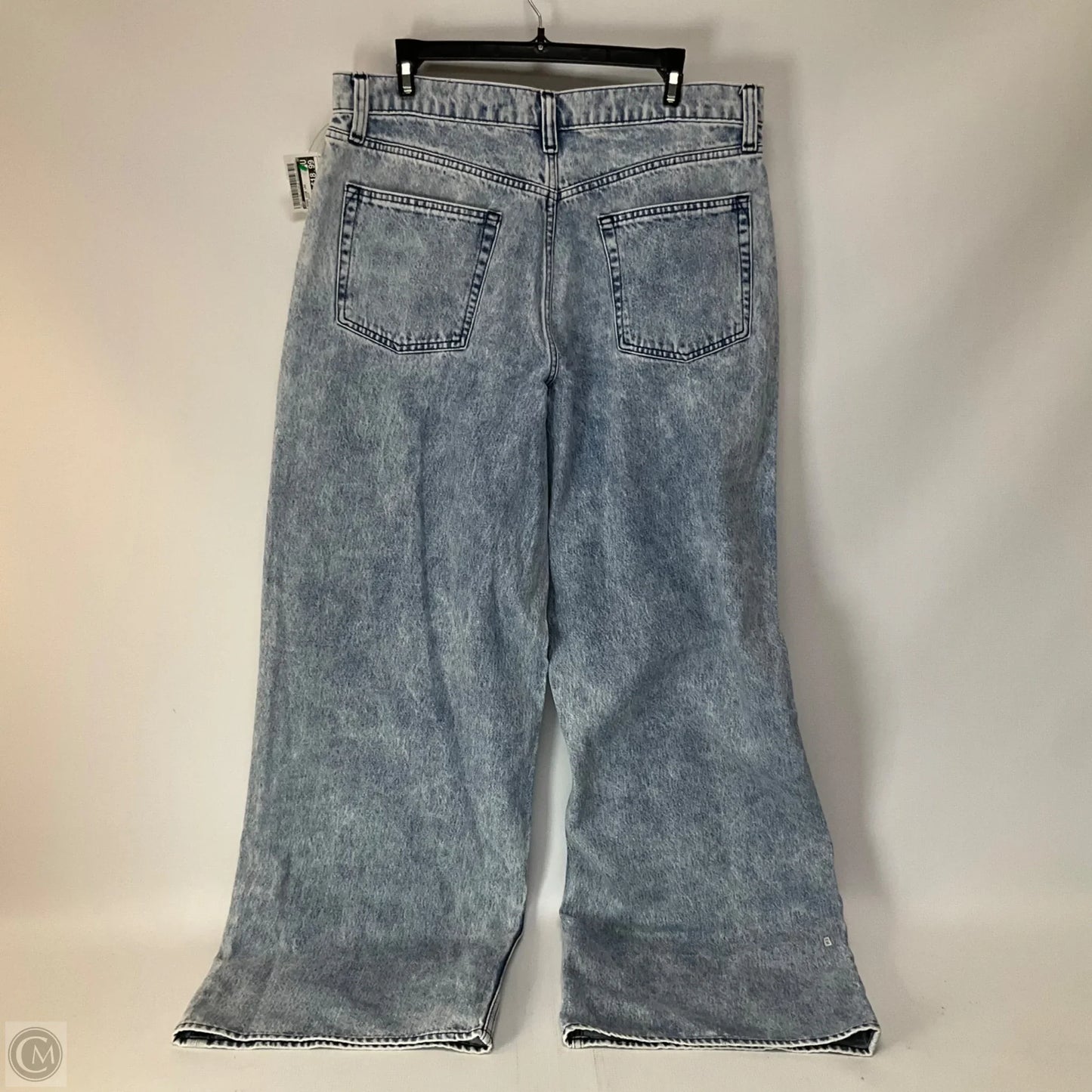 Jeans Wide Leg By Gap In Blue Denim, Size: 12l